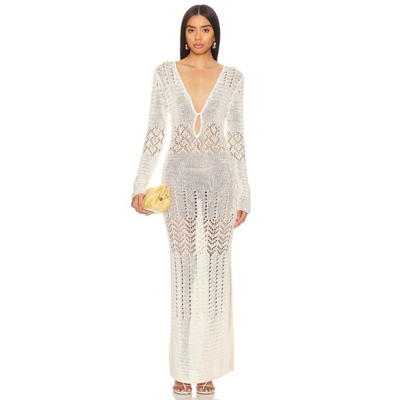 Solid & Striped The Lucinda Dress in Brule Cream Knit - Picture 2 of 5